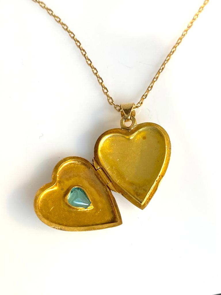 Pendentif en Or & Emeraude